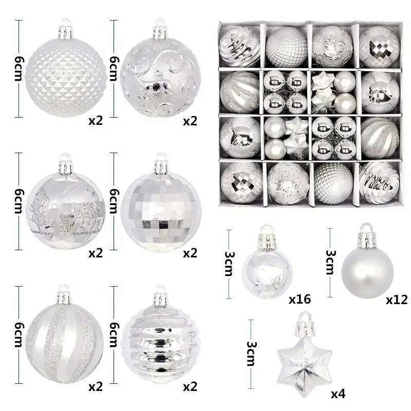 PVC Christmas Ball  Decoration set