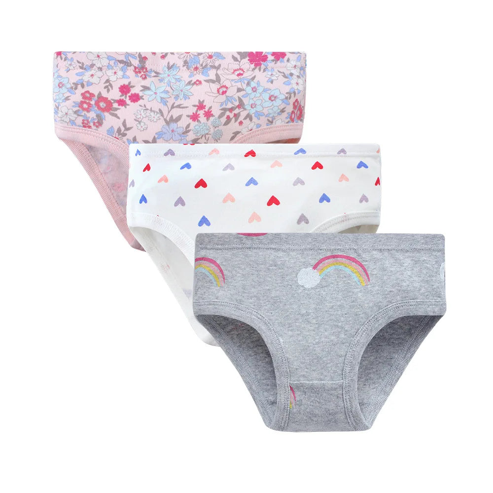 JOY_3pcs Per Pack Girls Panties Cotton  Kids Underwear