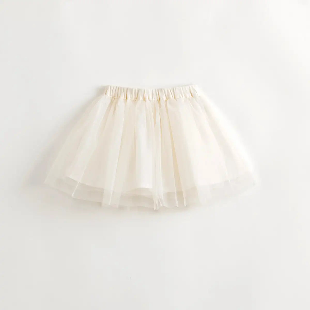 PRETTY_ Girls Floral Mesh Skirt Pleated Skirt Kids Skirt for Summer
