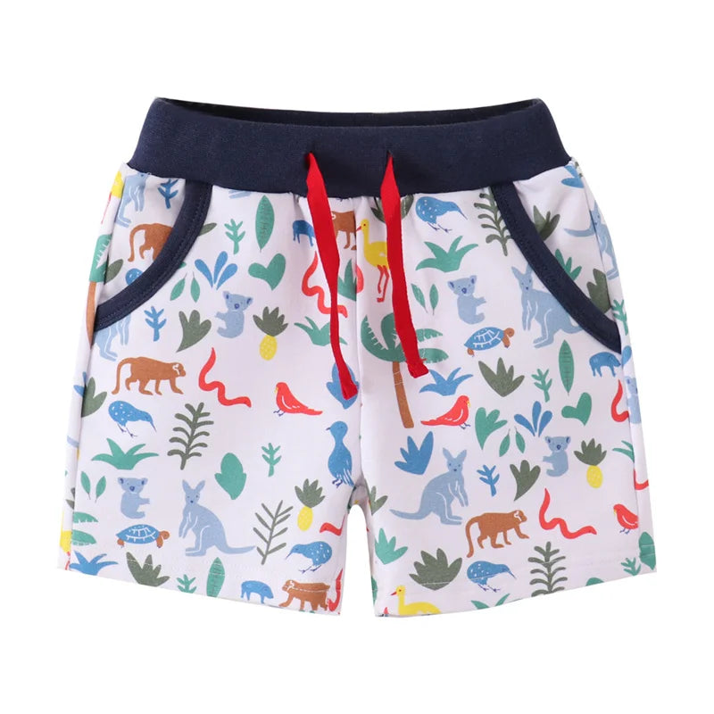JOY _Jumping Meters 2-7T Summer Crab Boys Shorts