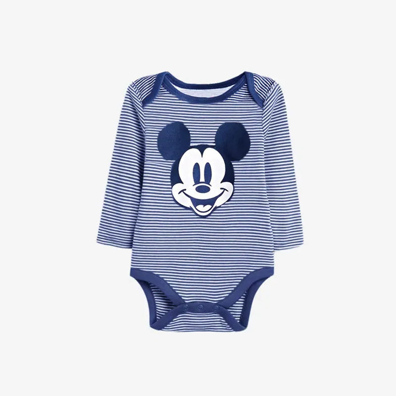 3Pcs Lovely Infant Minnie Printed Bodysuits