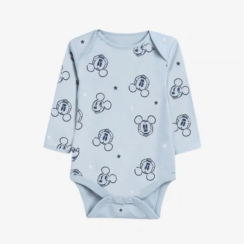 3Pcs Lovely Infant Minnie Printed Bodysuits