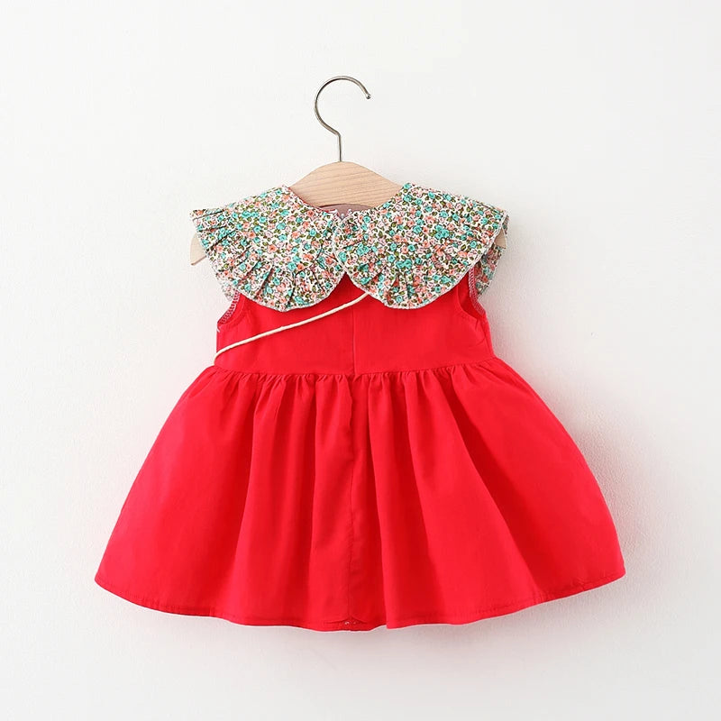 rabbit printed girly dress