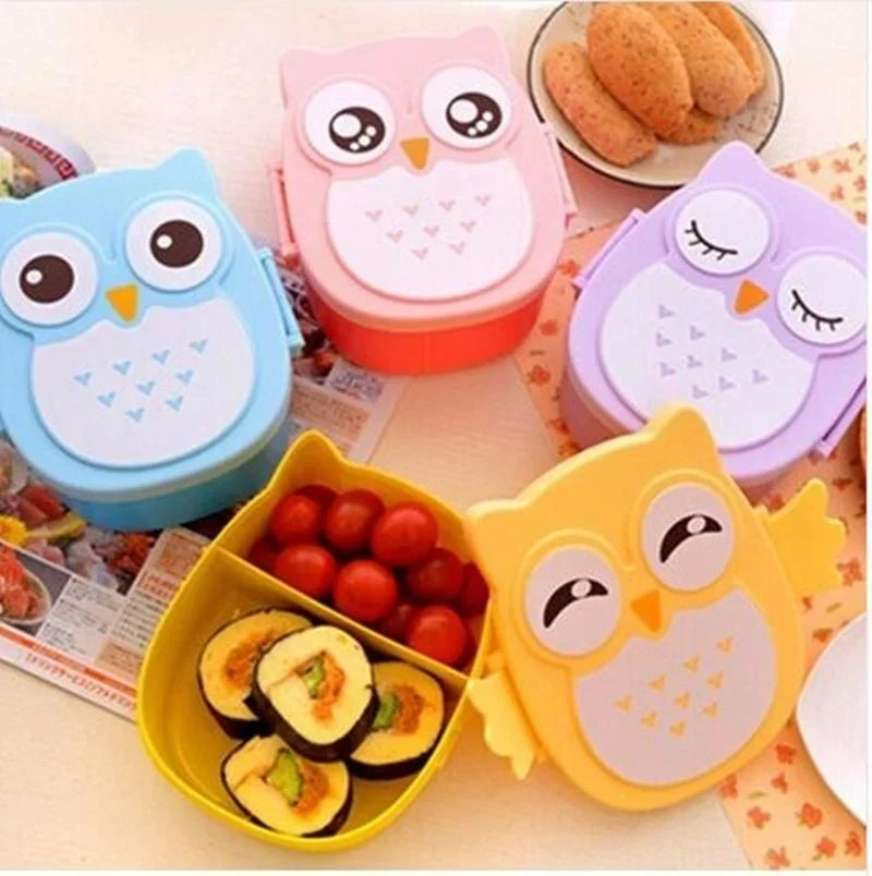 little one_Portable Plastic Children Students Lunch Box