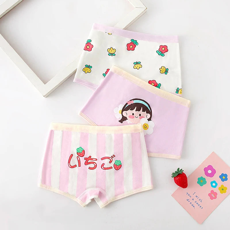 JOY_3Pcs/lot Kids Panties 7 Collections Chirdren's Underwear