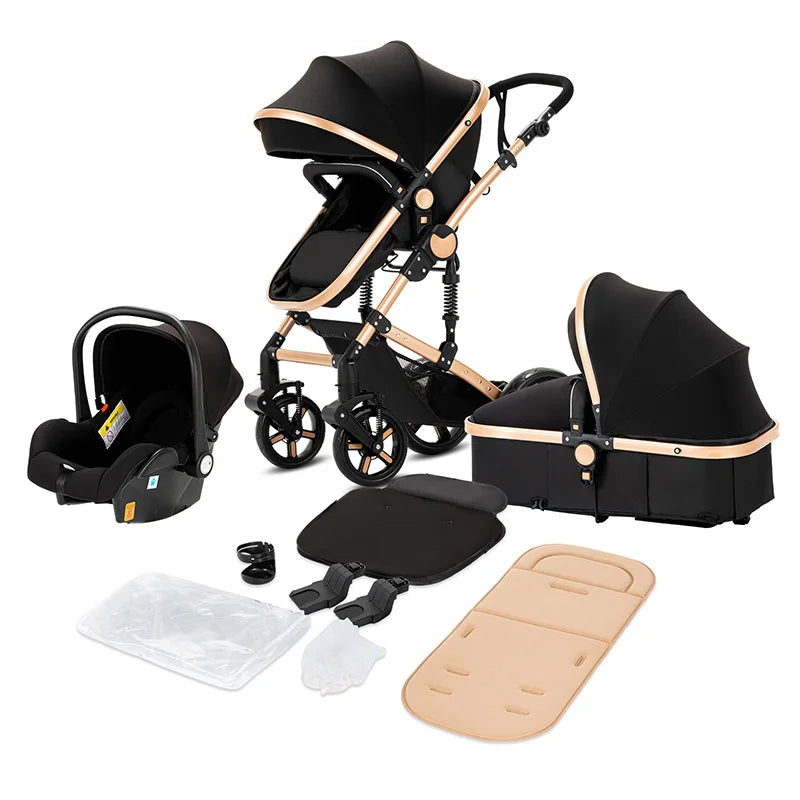 Joy _Stroller 3 in 1 Prams Baby Stroller