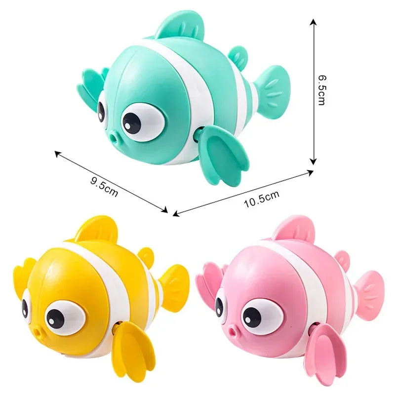 Joy _Bath Toys Cute Swimming Clown Fish Bath Toy for Toddlers