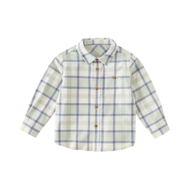 Bird_ Children's Shirt Autumn Boys' Baby Pure Cotton
