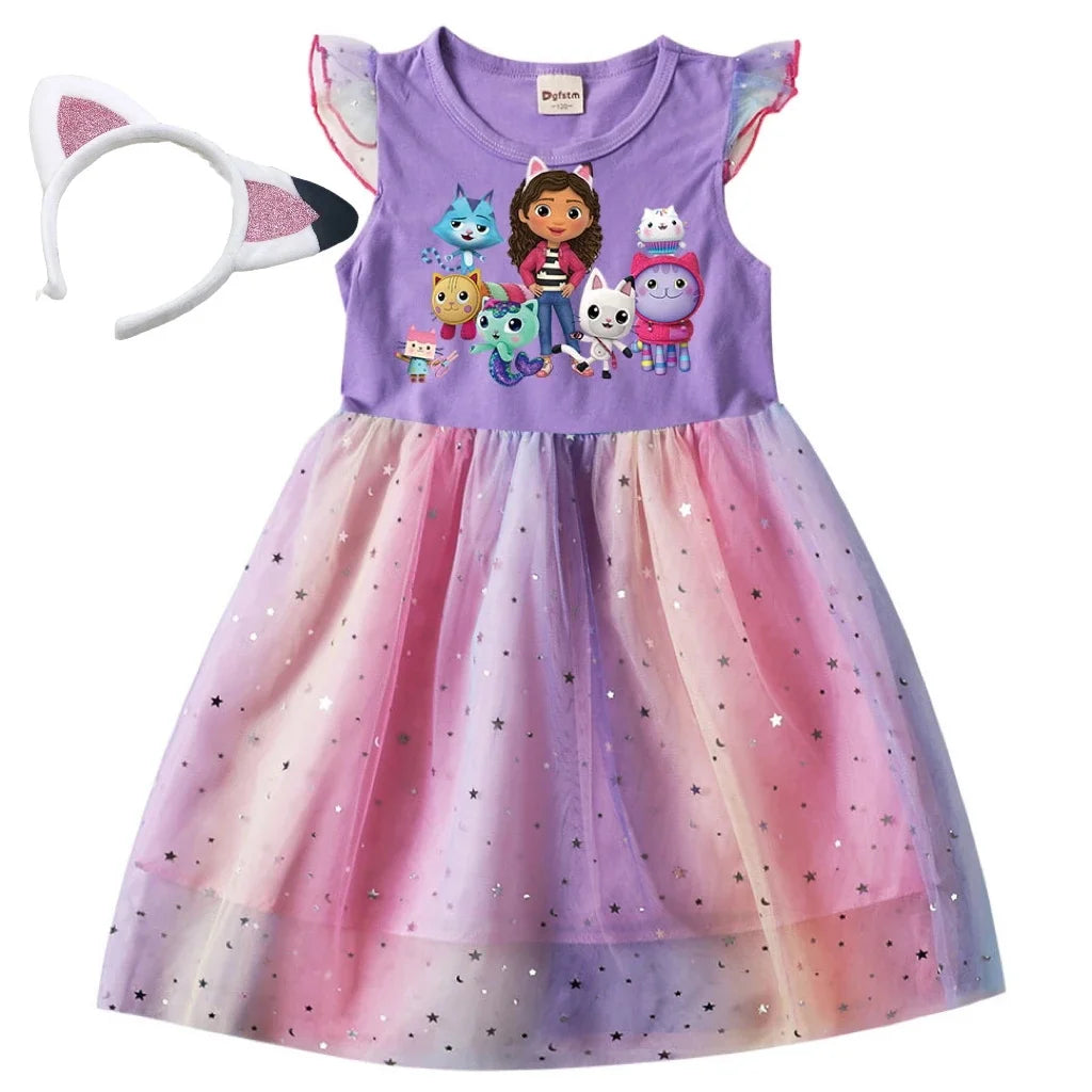 Cartoon Print Gift Dress