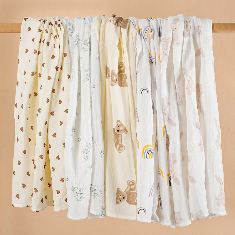 Bird_Baby Blanket Muslin Swaddle