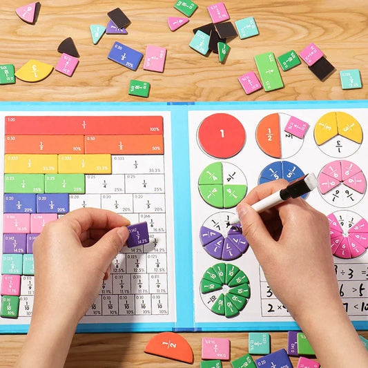 Montessori Fraction Learning Math Toy