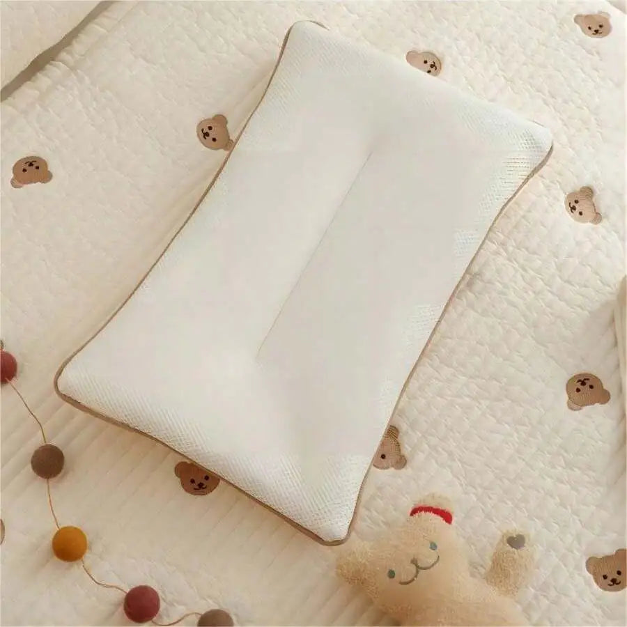 Joy _ baby embroidered bear quilted pillow