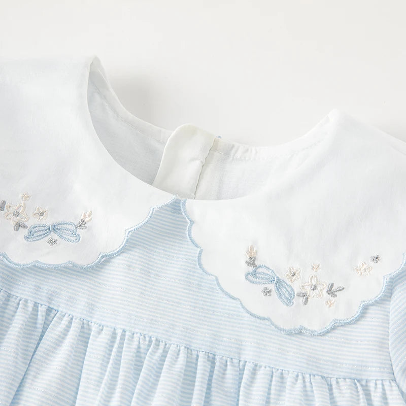 summer baby blue dress for baby girl