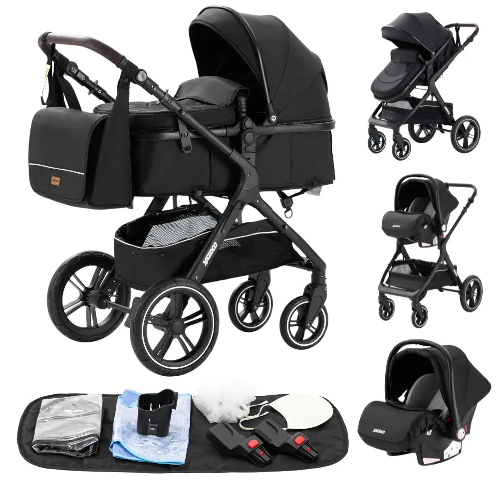 Bird _Luxurious 3 in 1 Baby Stroller Portable Travel Baby Carriage