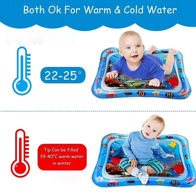 Bonito_ Inflatable Tummy Time Mat Premium Baby Water Play Mat