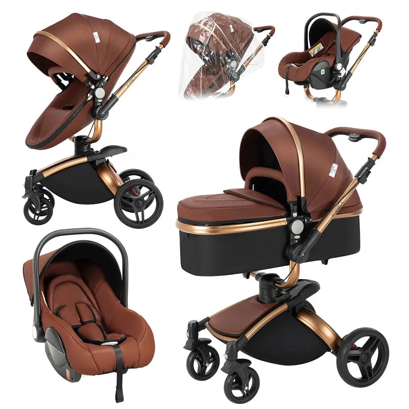 Joy _Stroller 3 in 1 Prams Baby Stroller