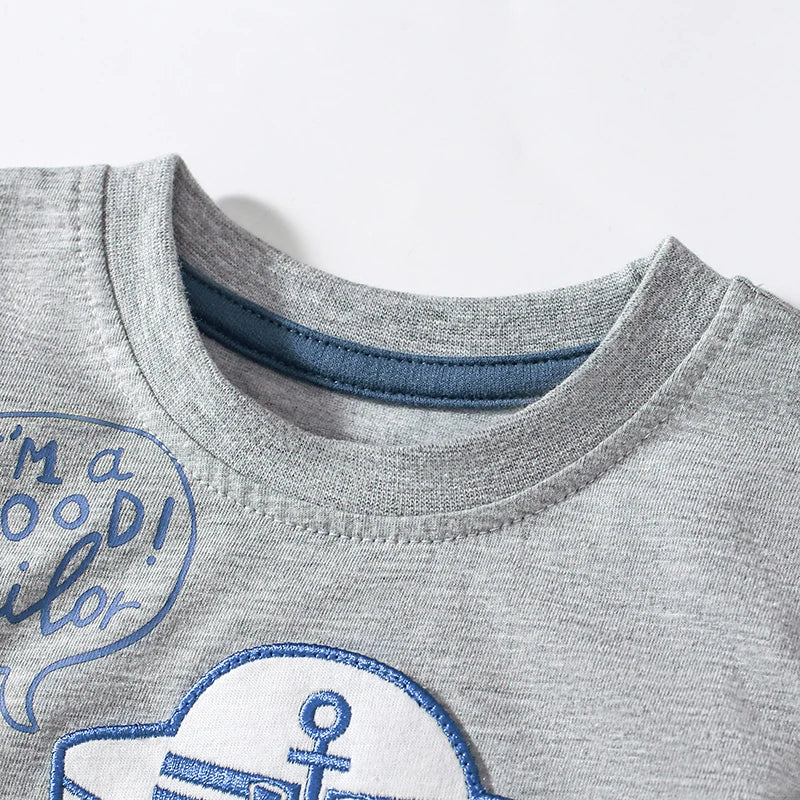 Little kid _ Baby Boys  Tracksuit Summer Cotton Set