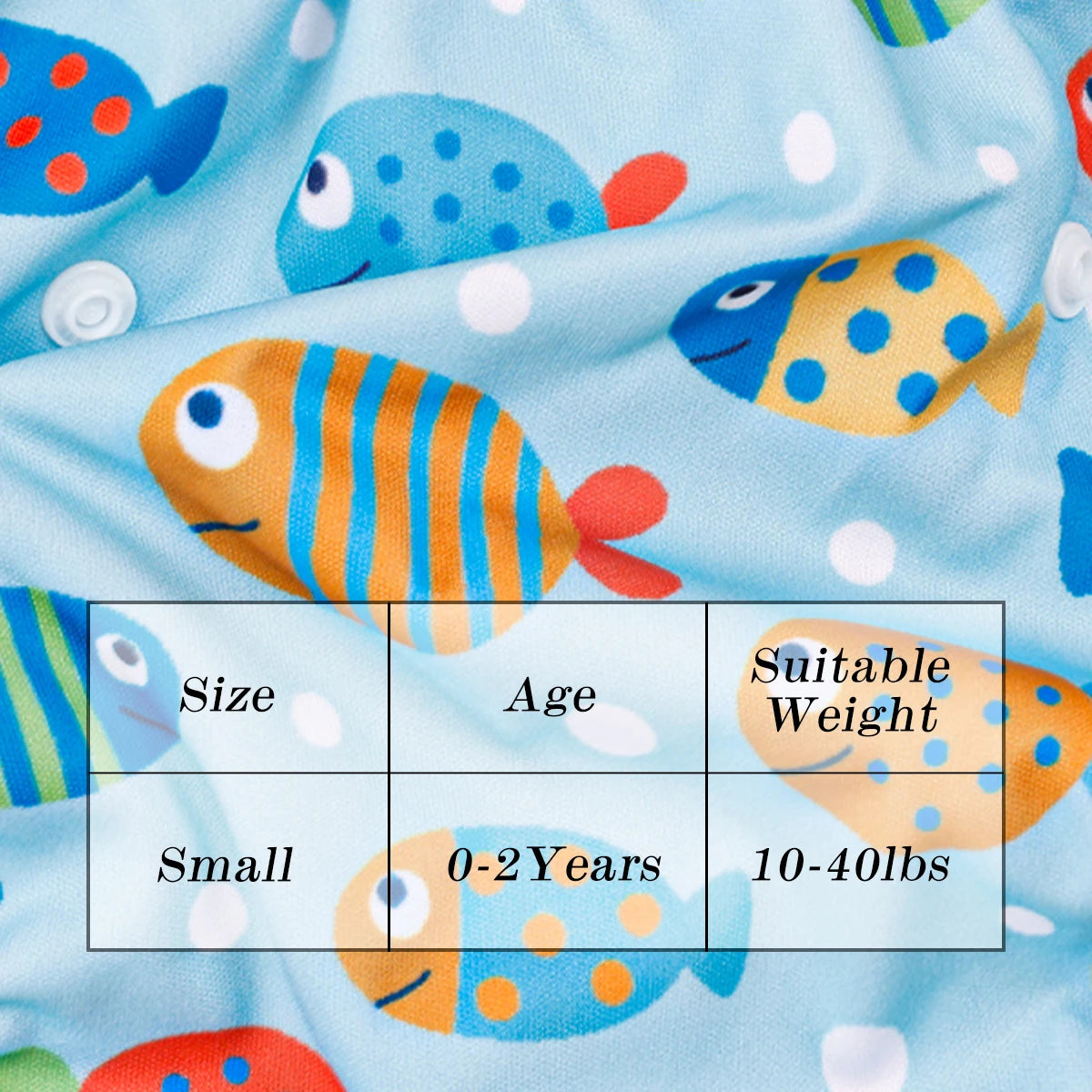 Happy kid _Baby Swim Diapers Reuseable Washable & Adjustable for Swimming