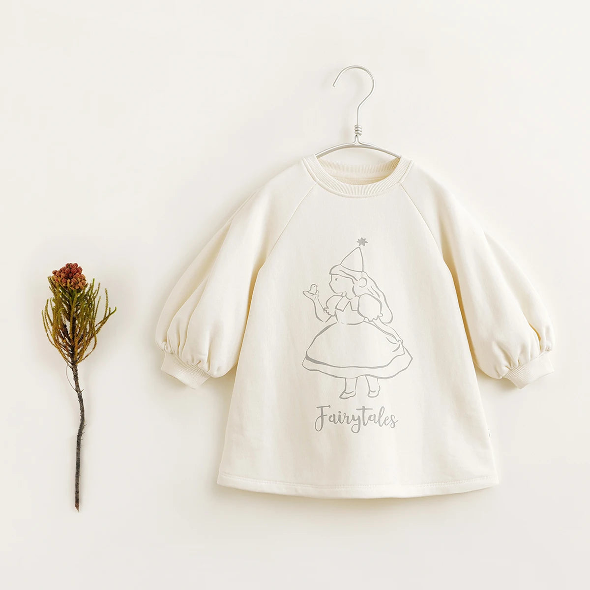 MARY_ Girls Cotton Alice Cartoon A-line Dress