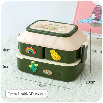 Joy_ Portable Lunch Box For Girls School Kids