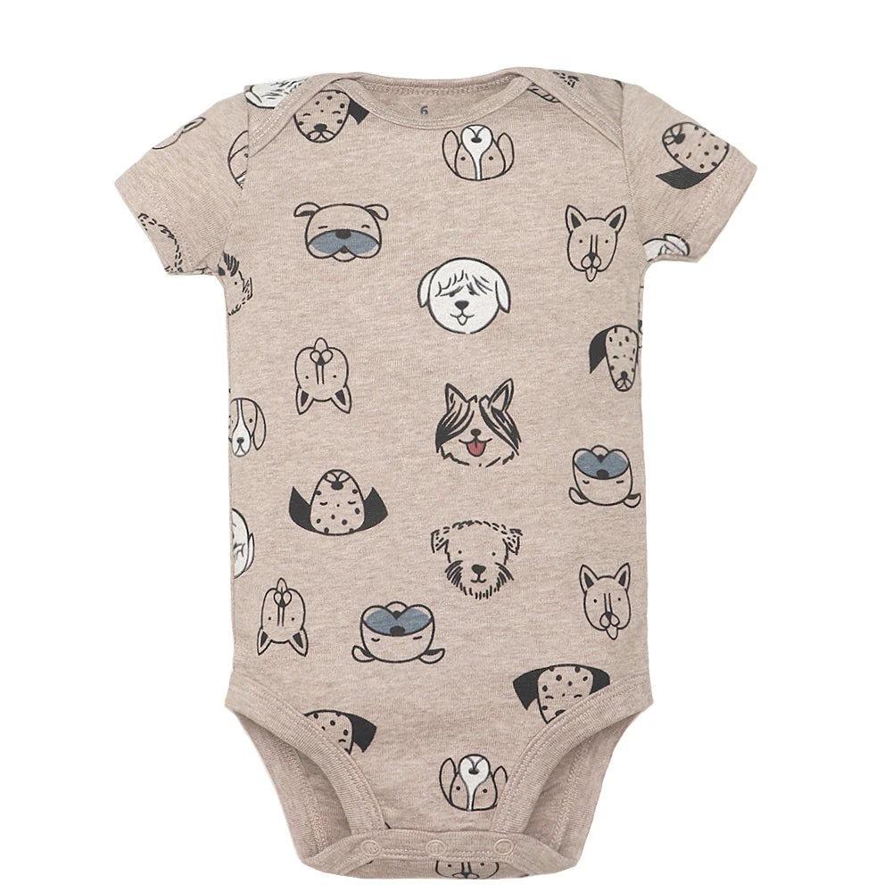 5PCS/Lot Baby Boys& Girls Bodysuits 100% Cotton