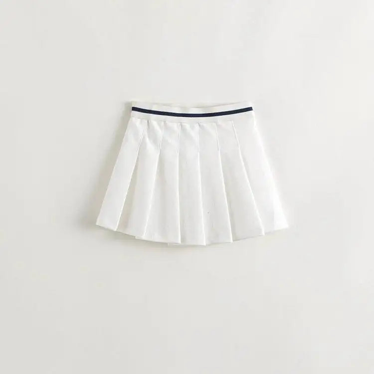 JOY_ Girls Collegiate Pleated Skirt for Summer