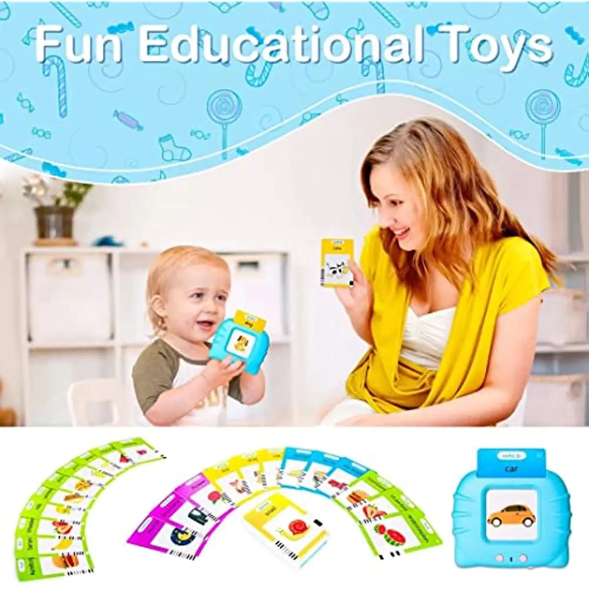 Talking Flash Cards Early Educational Toy