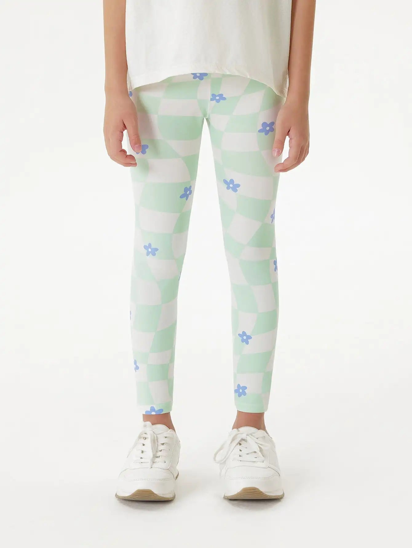 PRETTY_ Girls Cooling UPF100+ Sun Protection Active Yoga Leggings