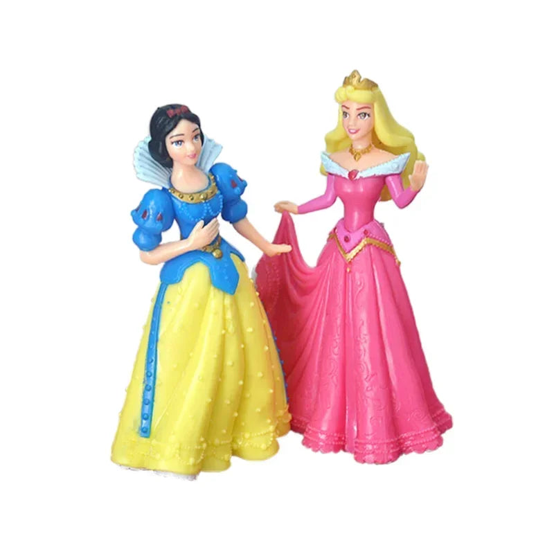 Dolls_5Pcs/Set Disney Princess Snow White, Cinderella ,Belle, Sleeping Beauty ,Mermaid PVC Action Figure Model Toys Doll Girl Special Gift