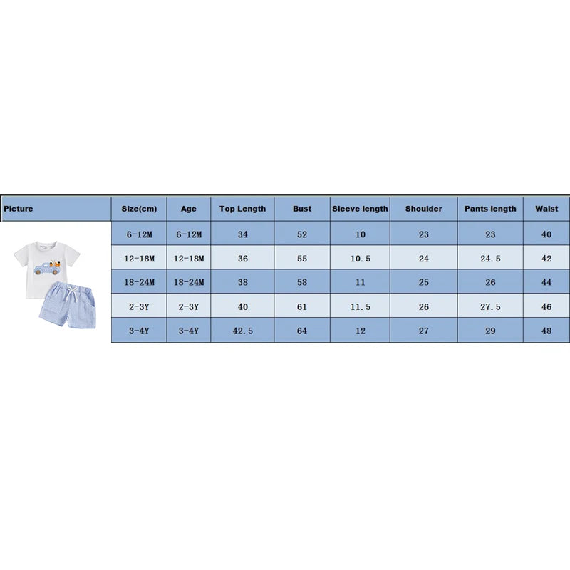 Summer Kids Baby Boy Outfits