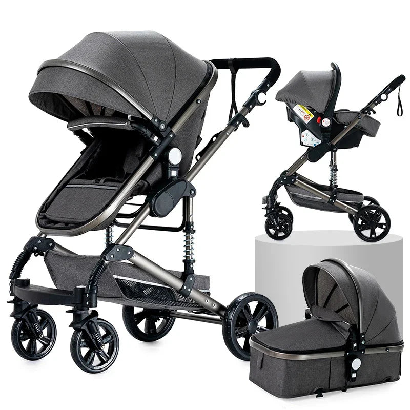 Joy _Stroller 3 in 1 Prams Baby Stroller