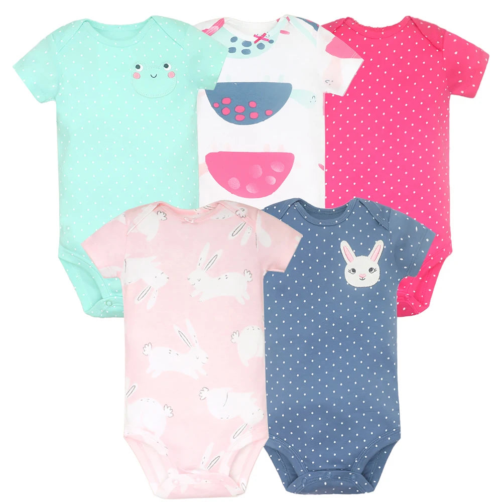 5Pcs/lot Baby Boys &Girls Romper