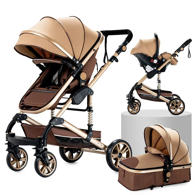 Joy _Stroller 3 in 1 Prams Baby Stroller
