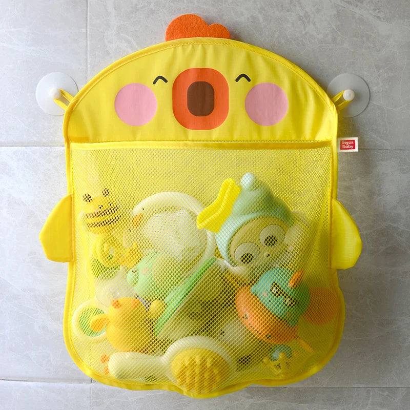 Joy _Baby Shower Toy Cute Duck Frog Net Toy Storage Bag