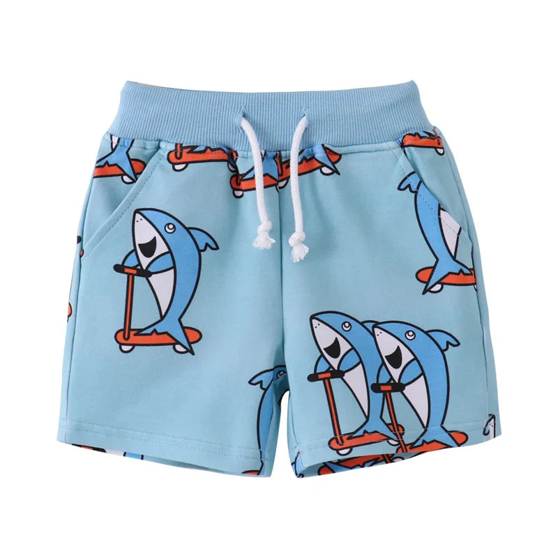 JOY _Jumping Meters 2-7T Summer Crab Boys Shorts