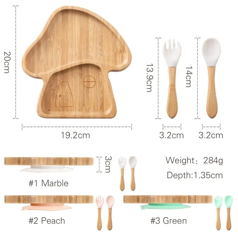 KIWII _Baby Feeding Tableware Set