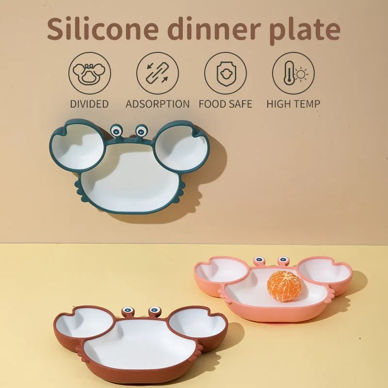 KIWII _Baby Dish Baby Bowls Plates and Spoons Set