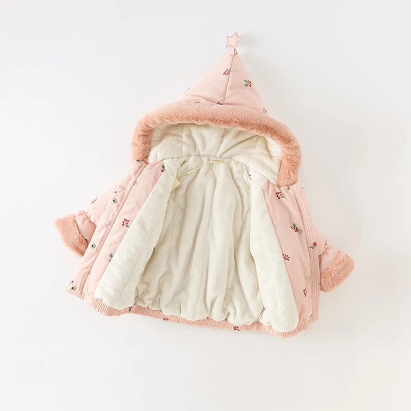 Bird_ Children Girl's Parkas Clothes Outerwear Hooded Coat