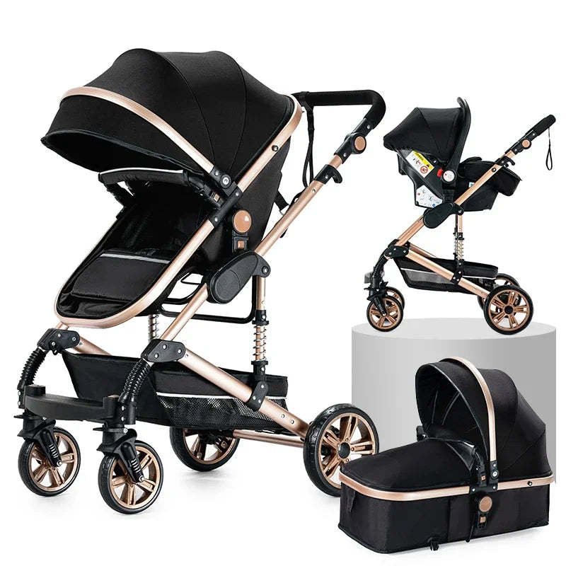 Joy _Stroller 3 in 1 Prams Baby Stroller
