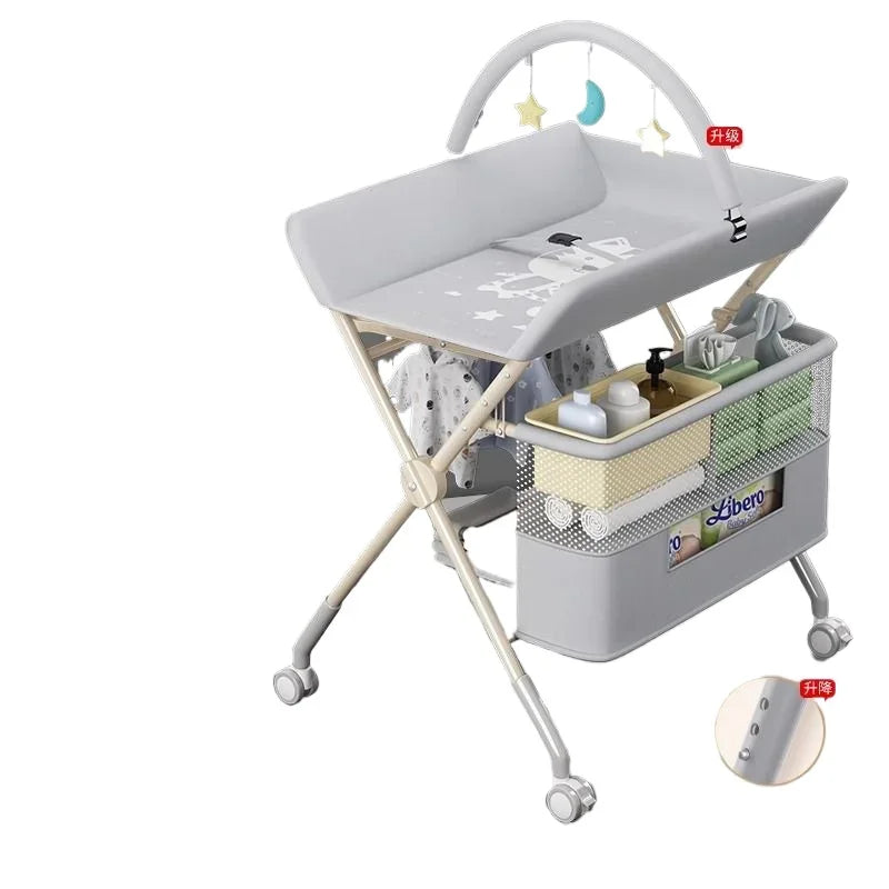 Bird _A Foldable Changing Table for Infants with Portable Operation Platform