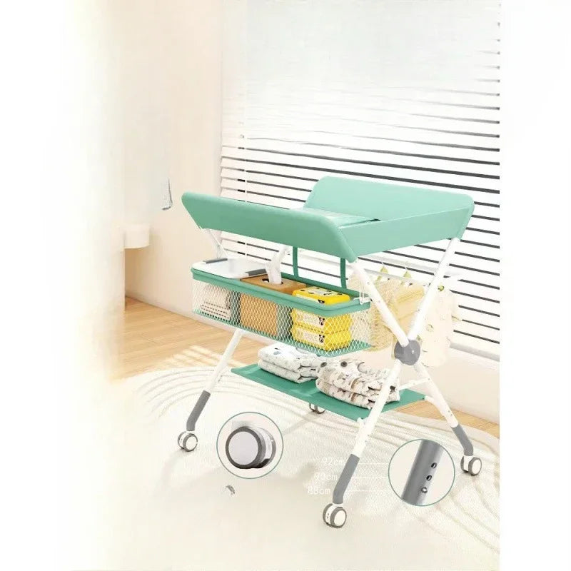 Bird _A Foldable Changing Table for Infants with Portable Operation Platform