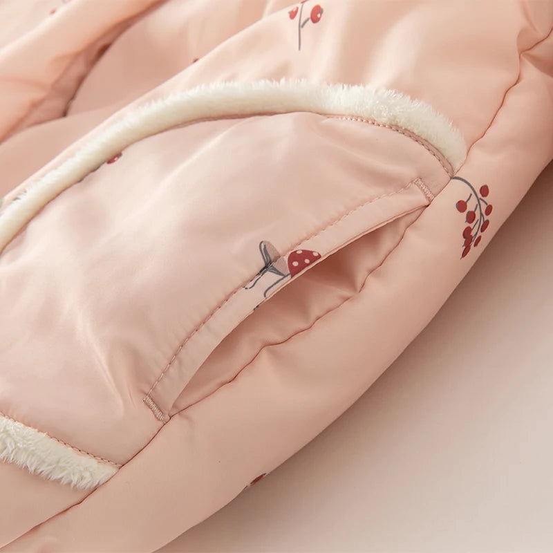 Bird_ Children Girl's Parkas Clothes Outerwear Hooded Coat