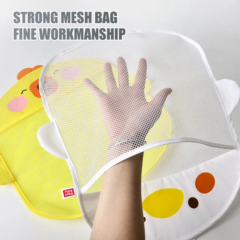Joy _Baby Shower Toy Cute Duck Frog Net Toy Storage Bag