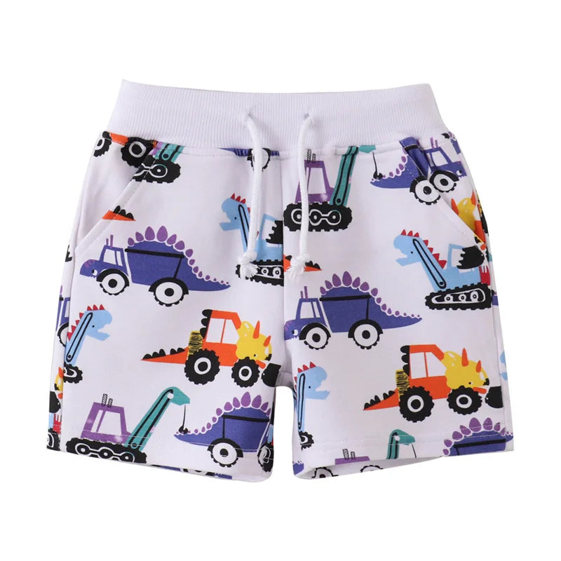 JOY _Jumping Meters 2-7T Summer Crab Boys Shorts