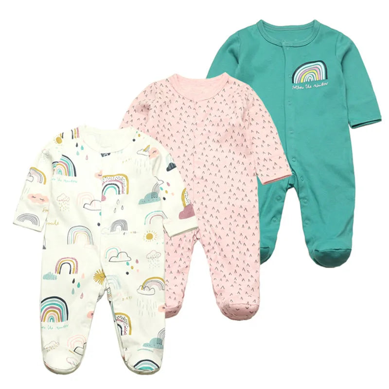 3 Soft Dreams Rompers