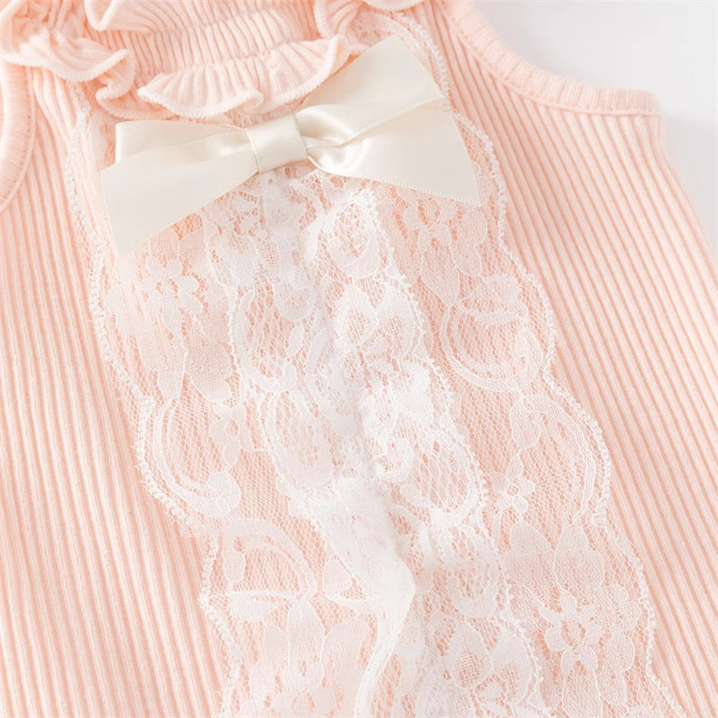 Flowry _Ruffels Lace Newborn Baby Bodysuits