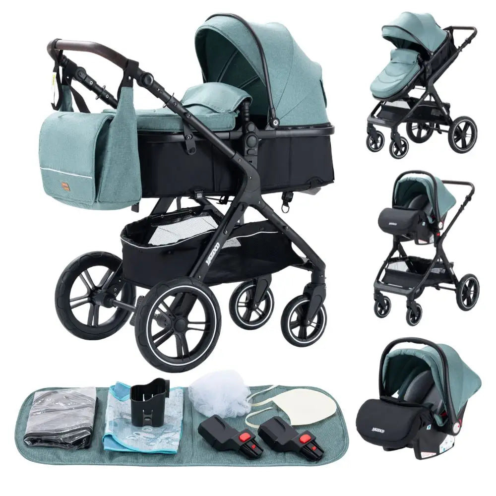 Bird _Luxurious 3 in 1 Baby Stroller Portable Travel Baby Carriage