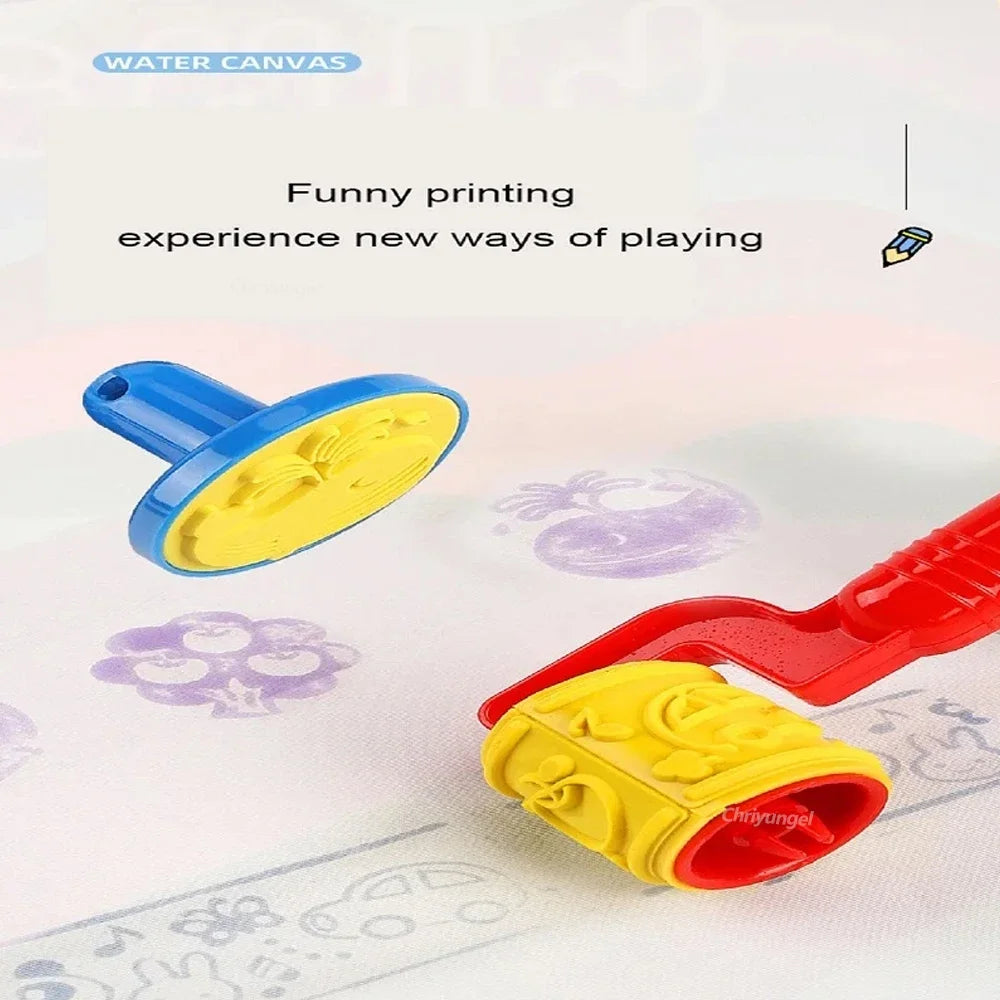 100x80CM Magic Water Drawing Mat with Reusable Magic Pens