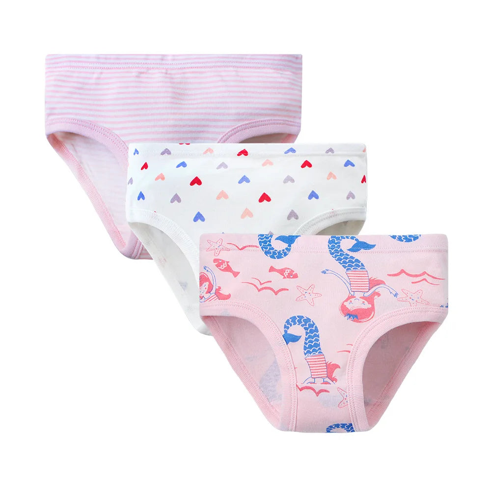 JOY_3pcs Per Pack Girls Panties Cotton  Kids Underwear