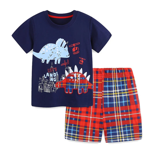 Little kid_ Baby Boy Cotton Set